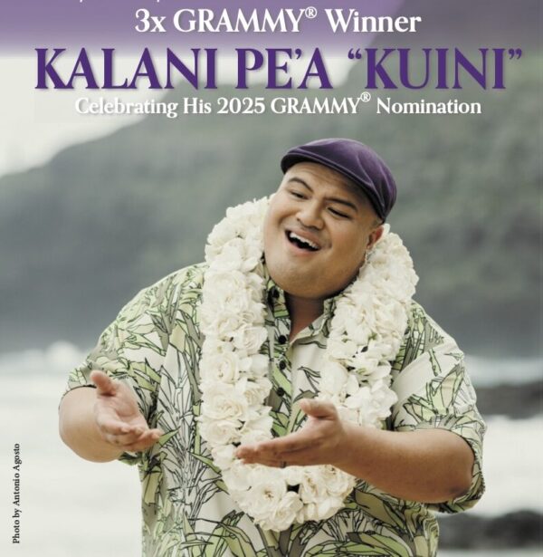 3x GRAMMY® Winner Kalani Pe'a "Kuini" Celebrating His 2025 GRAMMY® Nomination