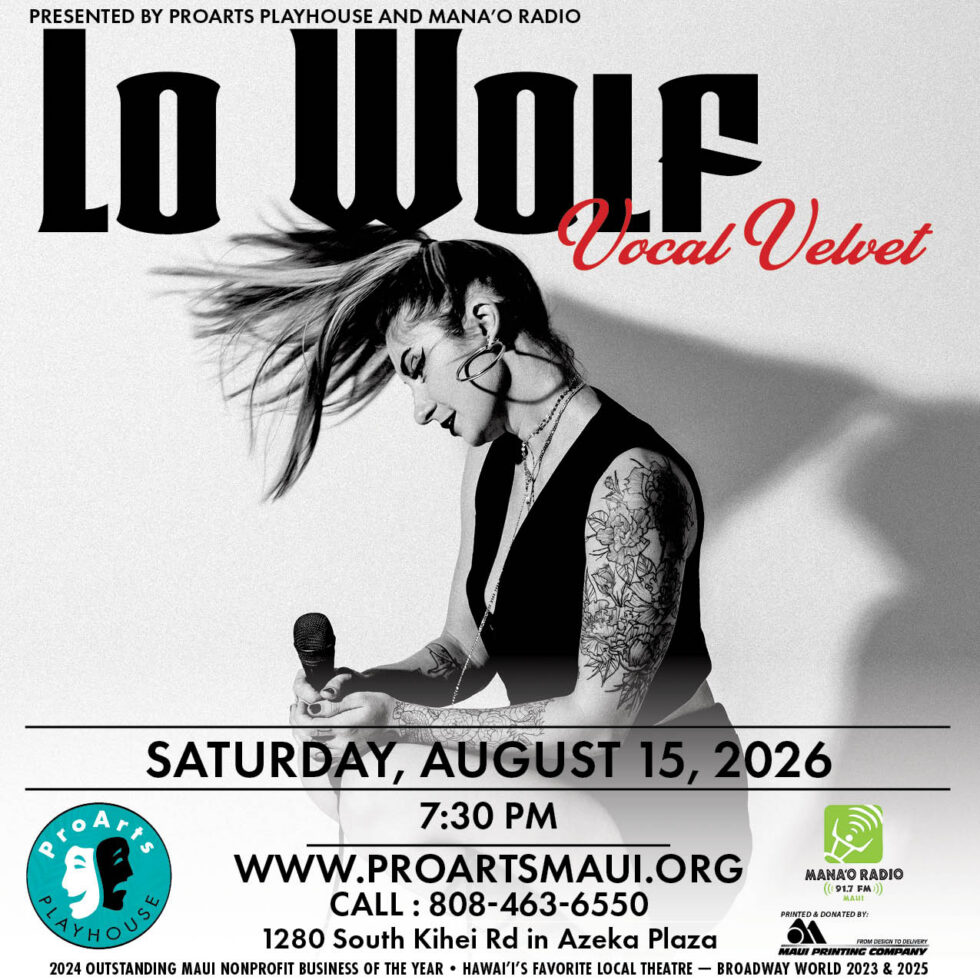 Lo Wolf: Vocal Velvet ProArts Playhouse