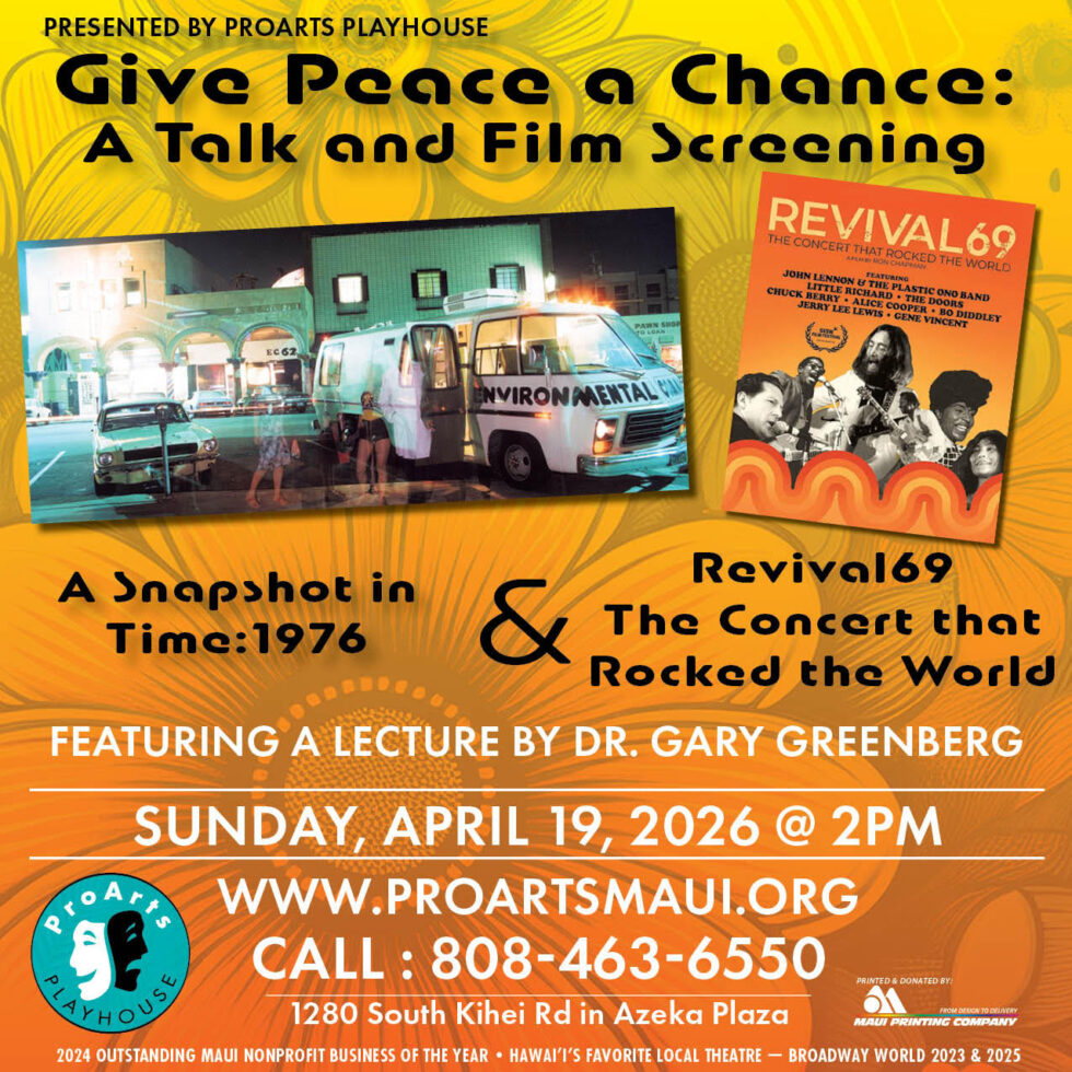 Give Peace a Chance: A Talk and Film Screening