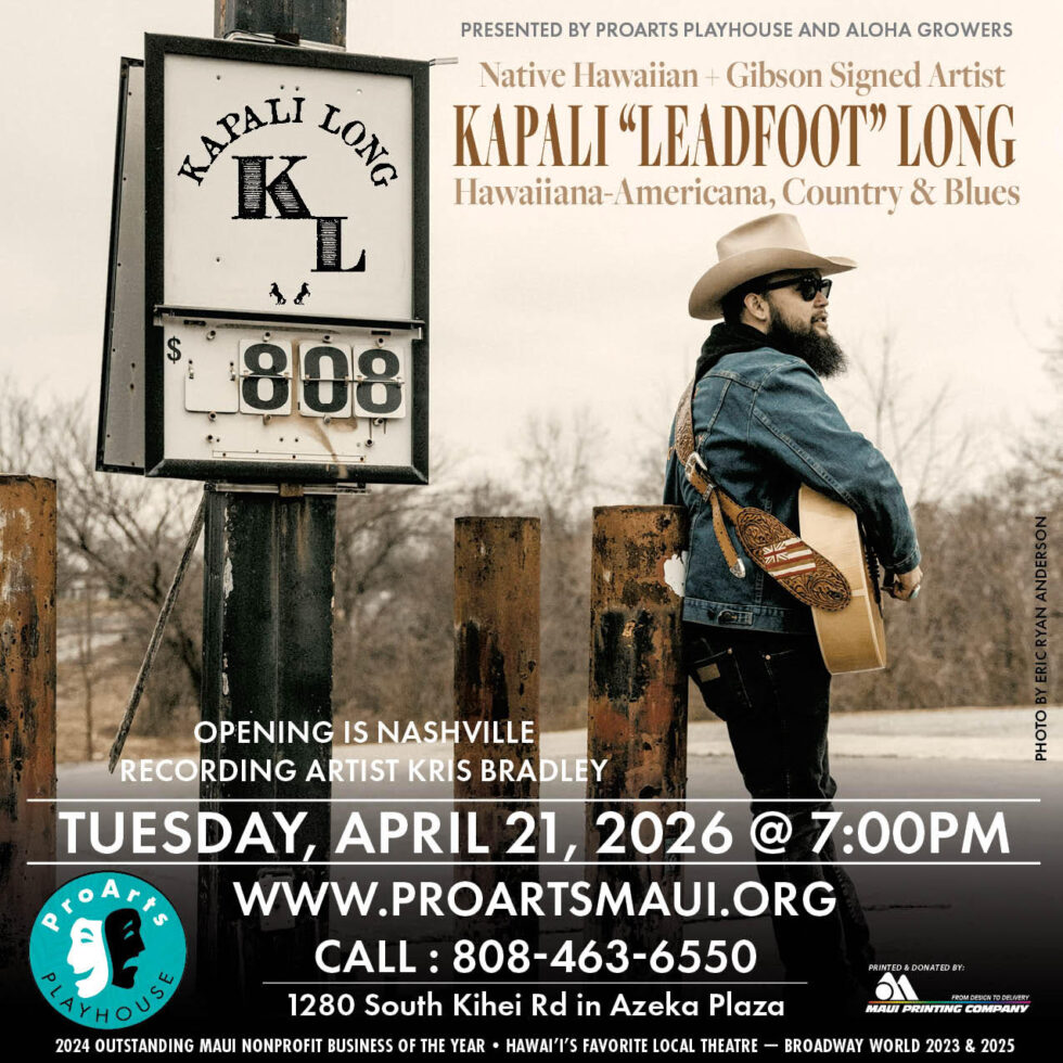 Kapali "Leadfoot" Long ProArts Playhouse