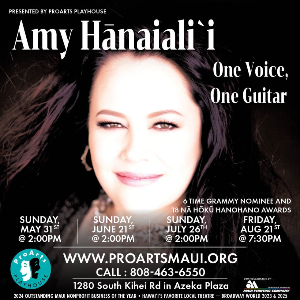 Amy Hānaiali’i Summer Series One Voice, One Guitar