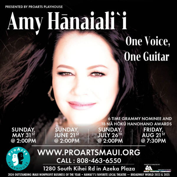 Amy Hānaiali’i Summer Series One Voice, One Guitar