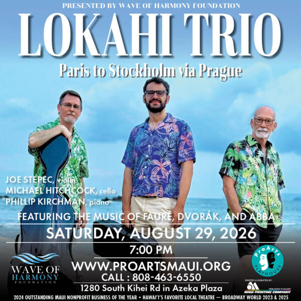 Lokahi Trio presented by Wave of Harmony Foundation